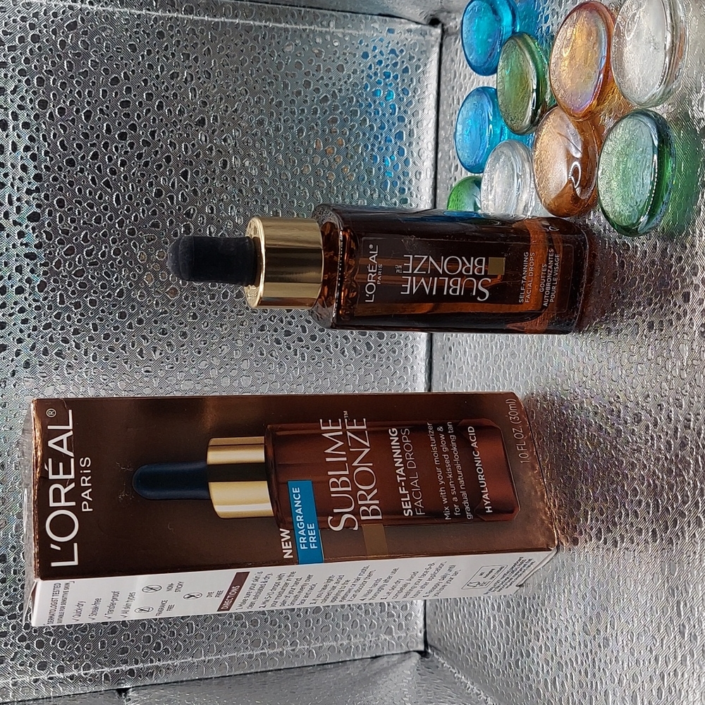 Loreal Paris Sublime BronzeSlef Tanning Facial Drops NIB 10 fl oz